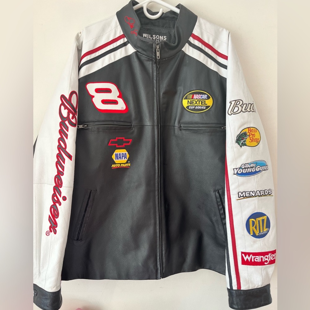 RARE Vintage Budweiser Wilsons Leather Chase Men’s Leather Jacket Size XL